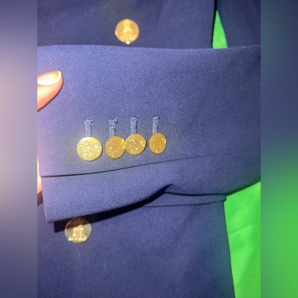 Ralph Lauren Purple Label Cadman Navy Cashmere Jacket See Measurements for Size - Picture 11 of 16